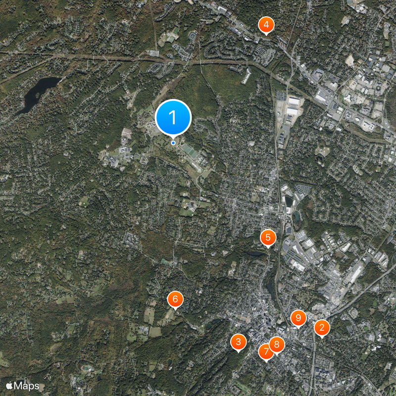 Greystone Park Psychiatric Hospital Map