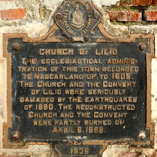 Church of Lilio historical marker