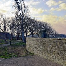 Boundary Wall To East Of Cresswell Tower