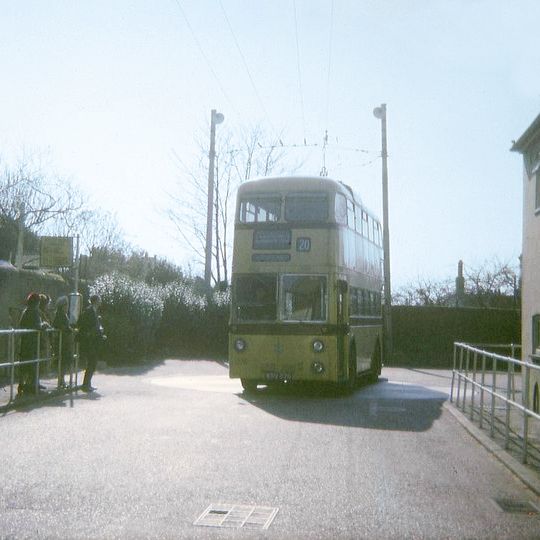Christchurch trolleybus turntable