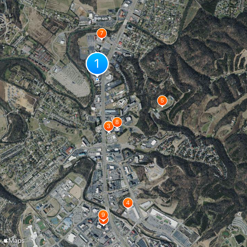 Titanic Museum Kaart