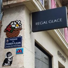 Baldosa, obra de arte