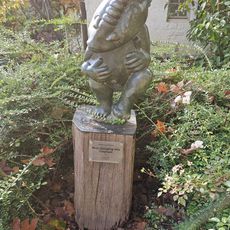 Man changing into elephant
