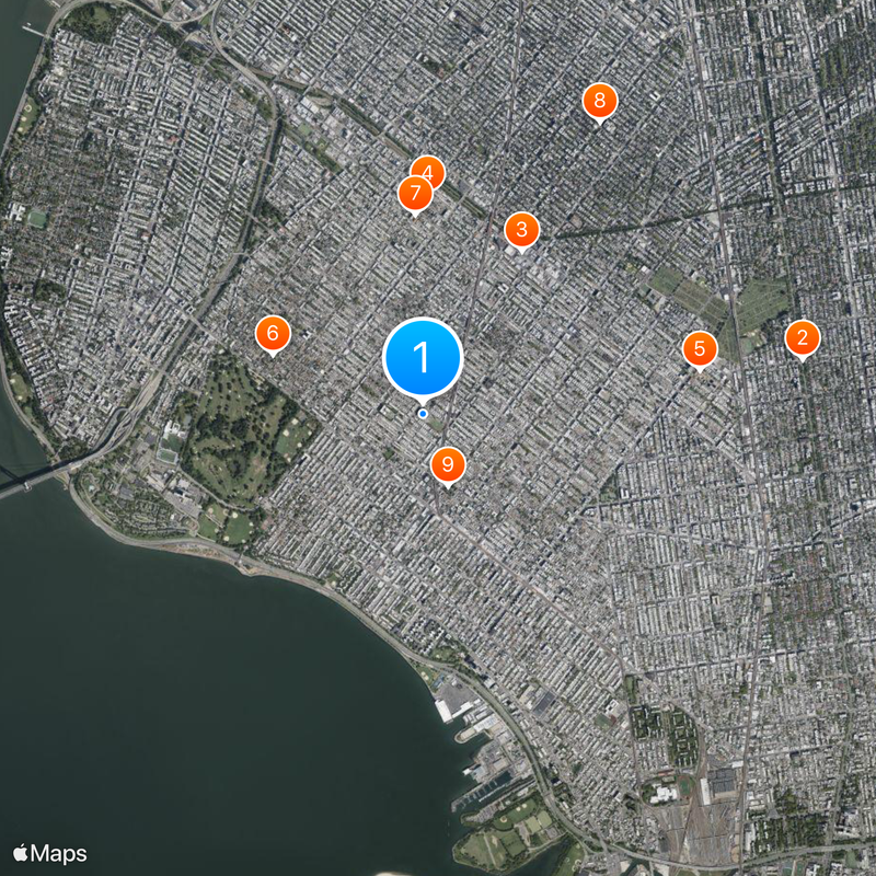 New Utrecht High School Map