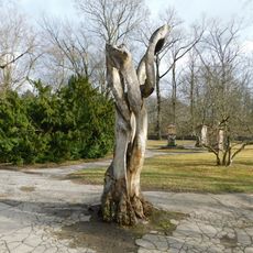 Dřevěná plastika na Konopišti