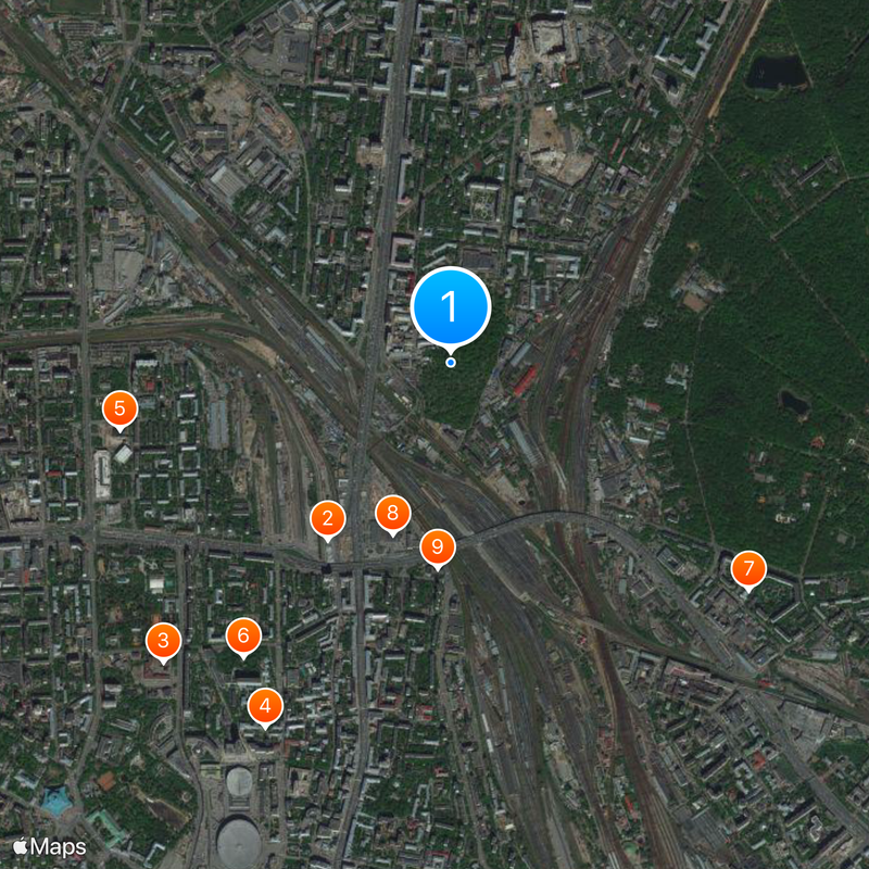 Pyatnitskoye cemetery Map
