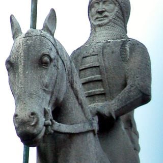Equestrian statue of Cansignorio della Scala