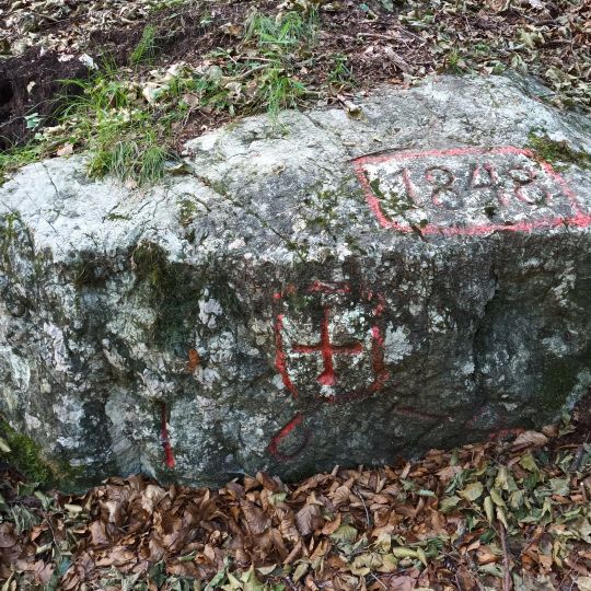 Vermessungsstein beim Stiglberg