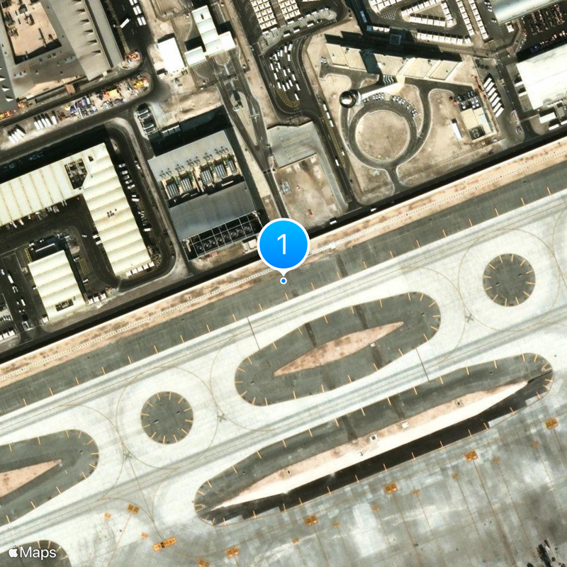 Hamad International Airport Karte