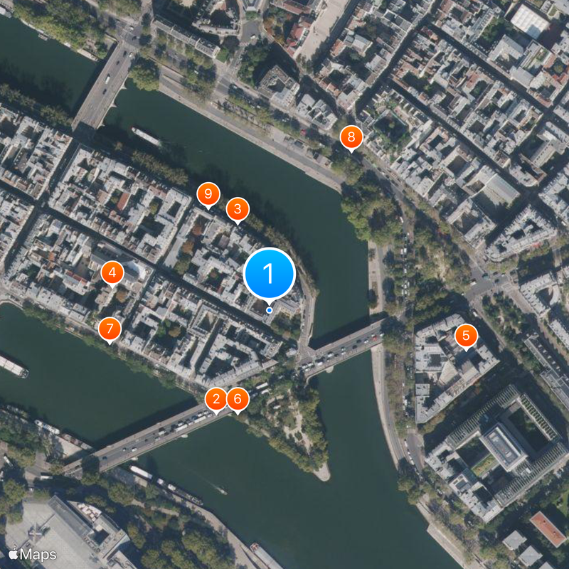 Hôtel Lambert Mappa