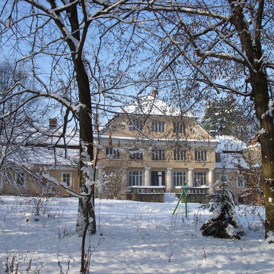 Manor park in Żywiec-Moszczanica