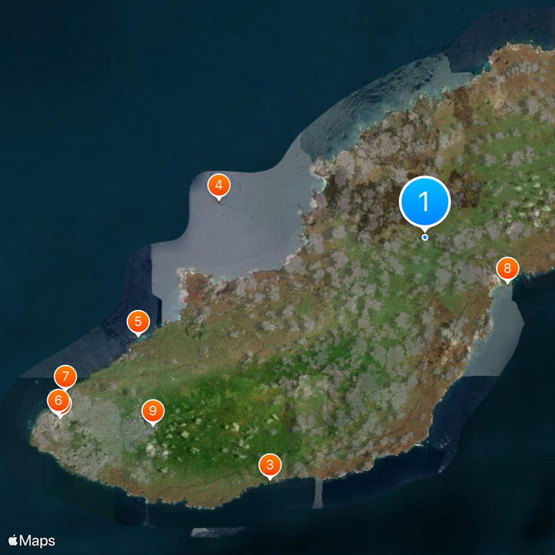 San Cristóbal Island Map