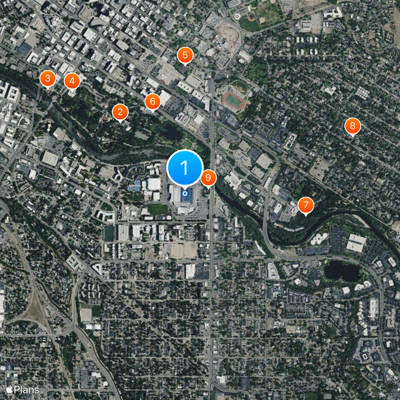 Albertsons Stadium Mapa