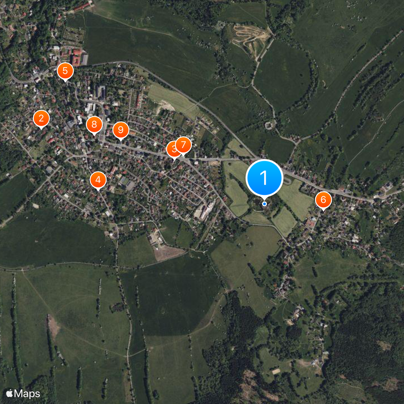 Panská skála Map