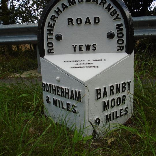 Milepost Approximately 160 Metres North West Of Junction With Gypsy Lane