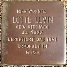 Stolperstein dedicated to Lotte Levin