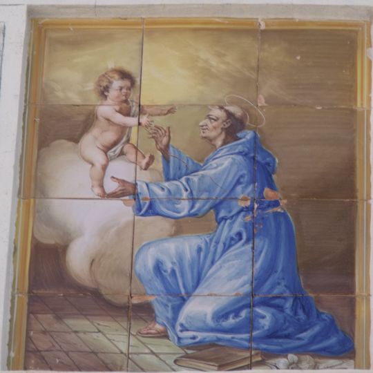 Ceramic panel of Saint Anthony of Padua
