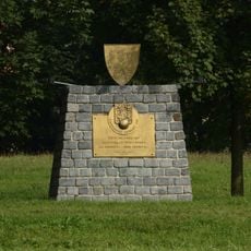 Pomník 1.fotbalového zápasu v Čechách na ostrově v Roudnici nad Labem