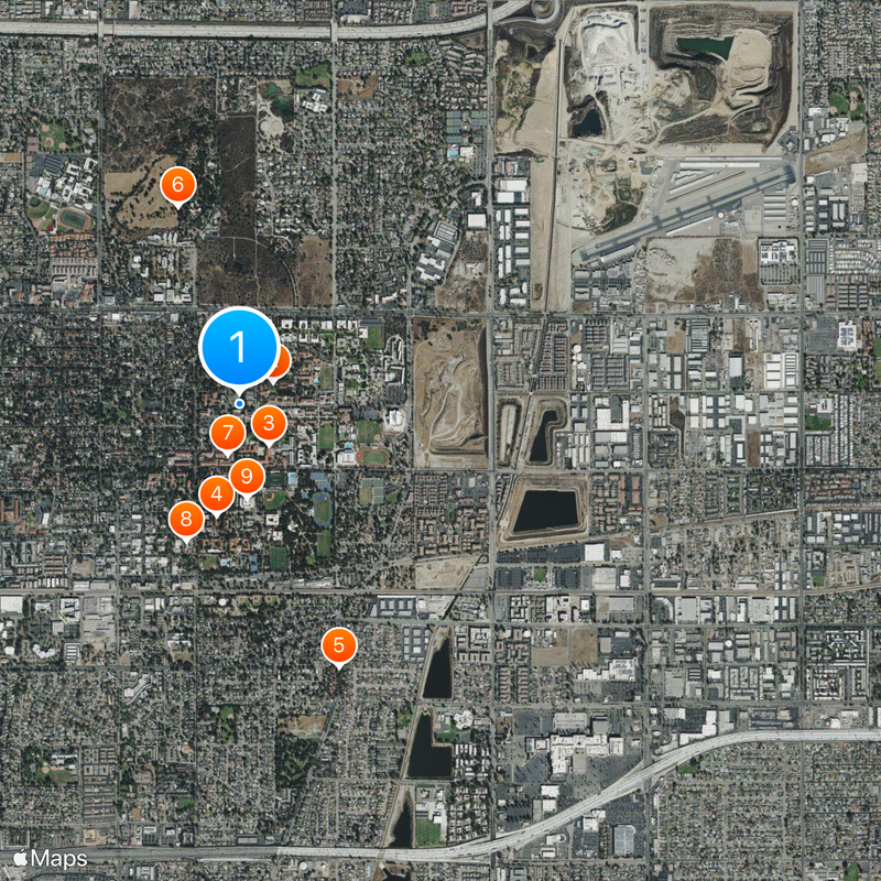 Claremont Colleges Map