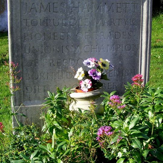 James Hammett Monument, East Of The North West Corner Of The Church Yard Of The Church Of Saint John