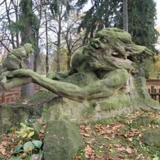 Sculpture of Krakonoš in Hořice