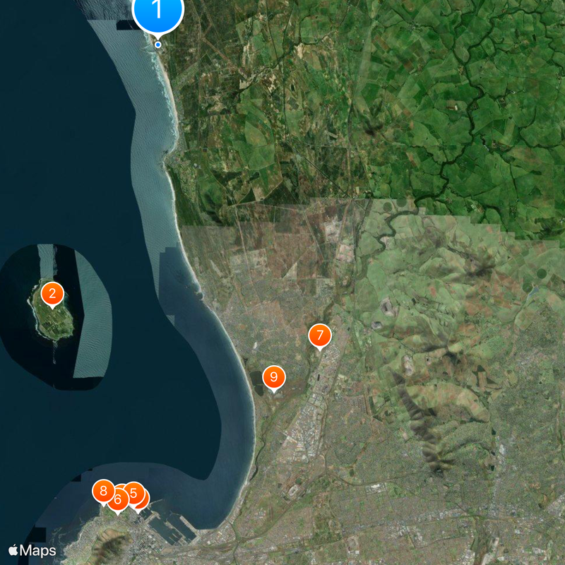Koeberg Nuclear Power Station Map