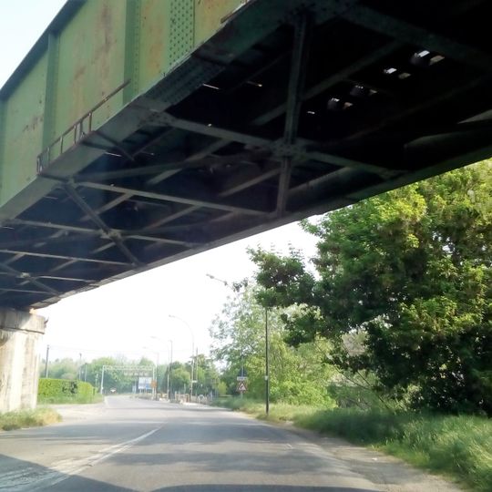 Railway bridge in Borgoforte
