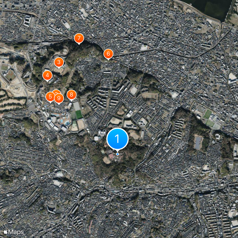 Japan Women's University Map