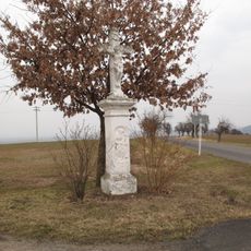 Kříž s reliéfem Panny Marie Bolestné