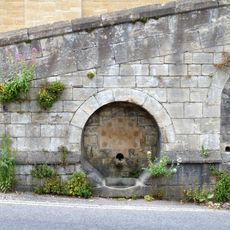 Ramped Path To Right At South End Of Well Path  Wall In Front Of Builder's Yard