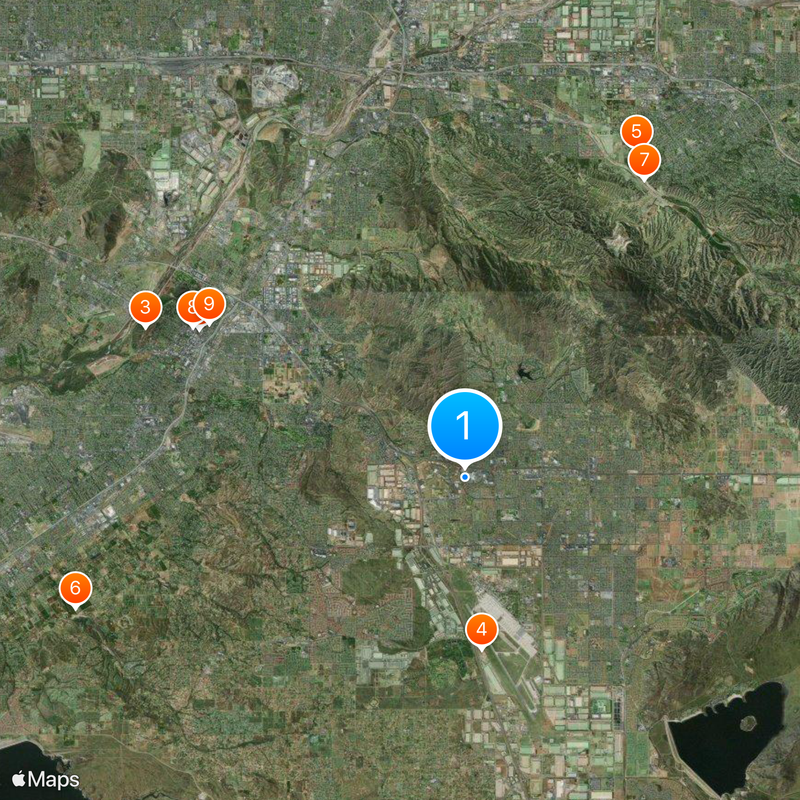 Circuit de Riverside Carte