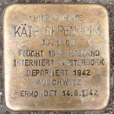 Stolperstein em memória de Käte Oppenheim