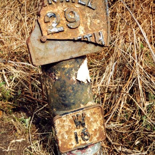 Milepost 580 Metres East Of New Moor Crossroads