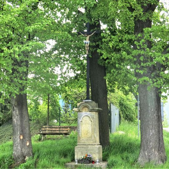Kříž na rohu ulic Horská a U Koupaliště v Ruprechticích