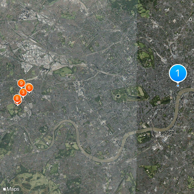 London Transport Museum Mapa