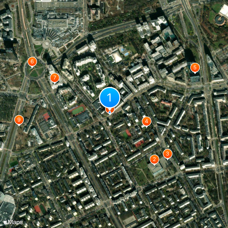 Umschlagplatz in Warsaw ghetto Map