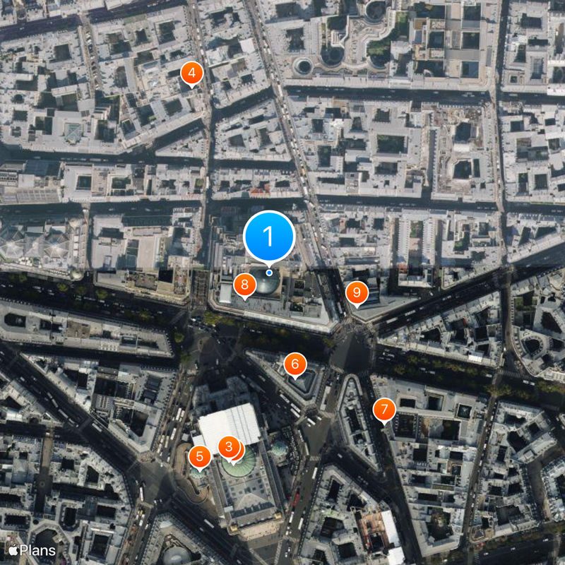 Galeries Lafayette Haussmann Carte