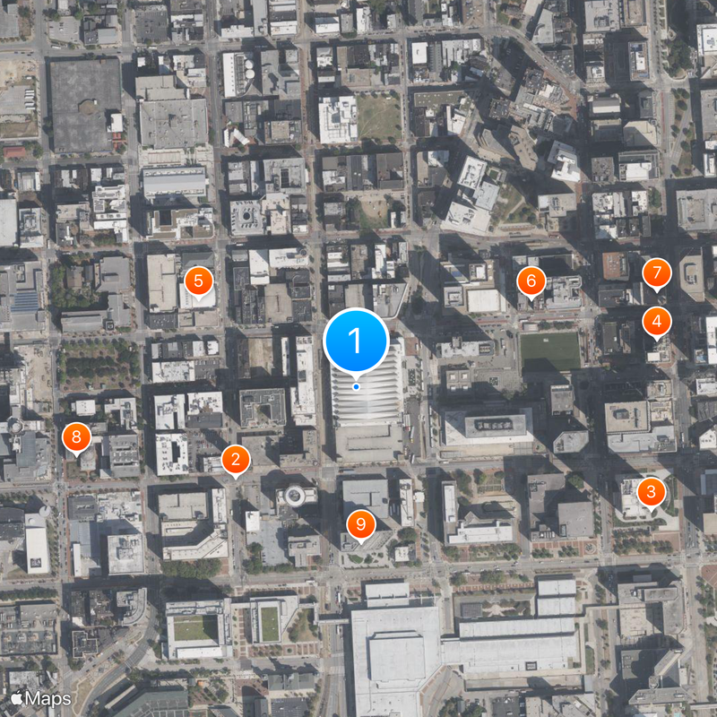 Royal Farms Arena Mappa