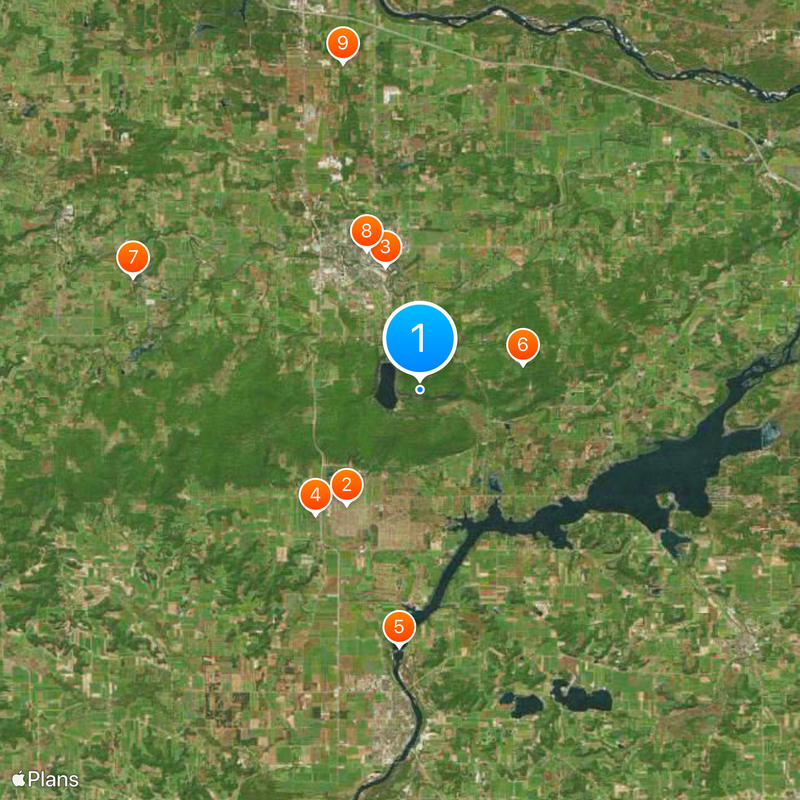 Devil's Lake State Park Map