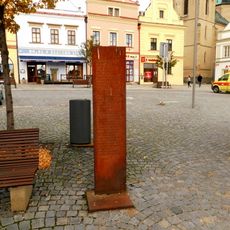 Tabule s citáty Karla Havlíčka Borovského na náměstí v Havlíčkově Brodě