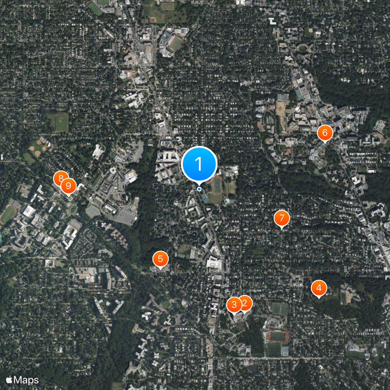 Sidwell Friends School Kaart