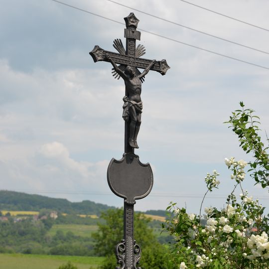 Wayside cross in Těchobuzice