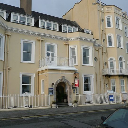 The Atlantic Hotel and area railings