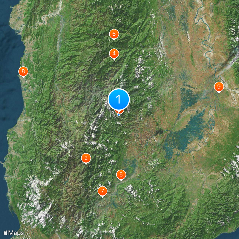 Banaue Rice Terraces Map