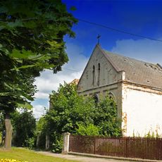 Kaplica ewangelicka (ze szkołą i mieszkaniem kantora), Marii Konopnickiej 13 w Koźminku