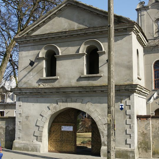 Belfry of monastery in Warta