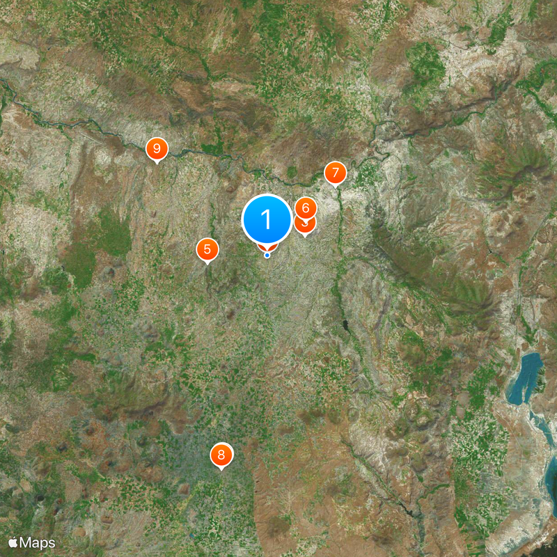 Uçhisar Map