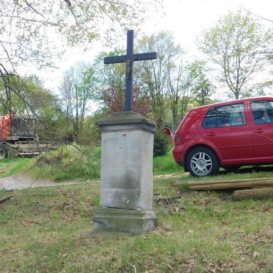 Kříž na východním okraji Petrohradu