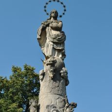 Mariánsky stĺp, Morový stĺp, socha i. -kópia