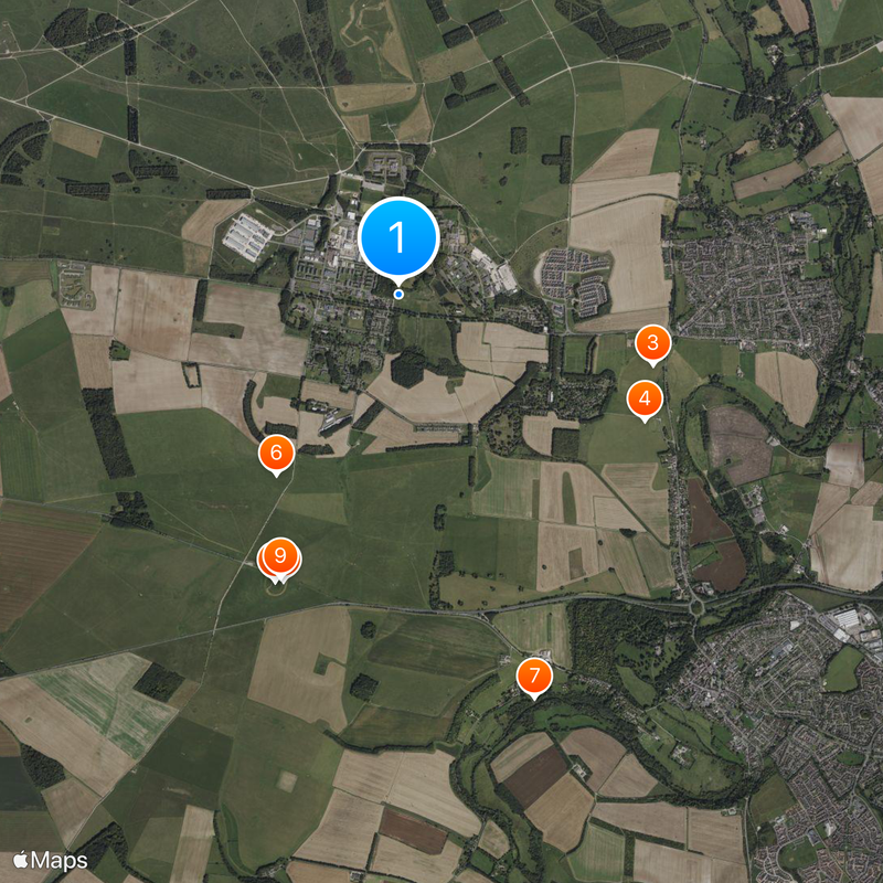 Larkhill Map